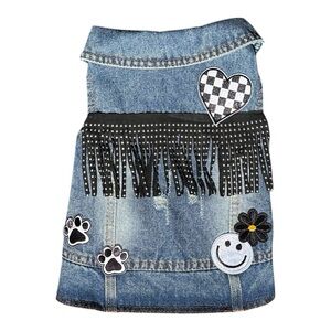 M/L custom denim jacket